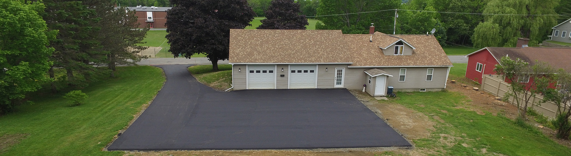 Maine Paving Company, Shawn Thyng Paving, Hot Topping, Paving, Striping